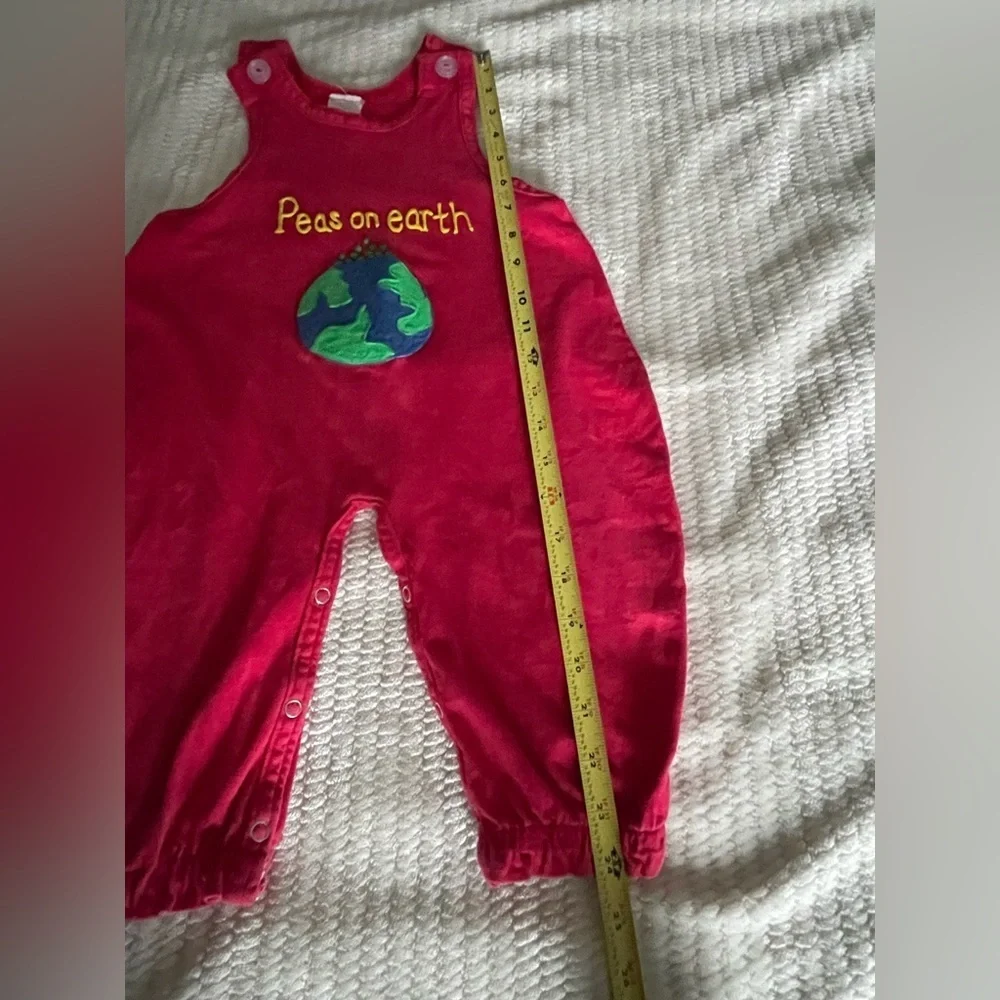 GK Red Kids Bodysuit with Earth Design